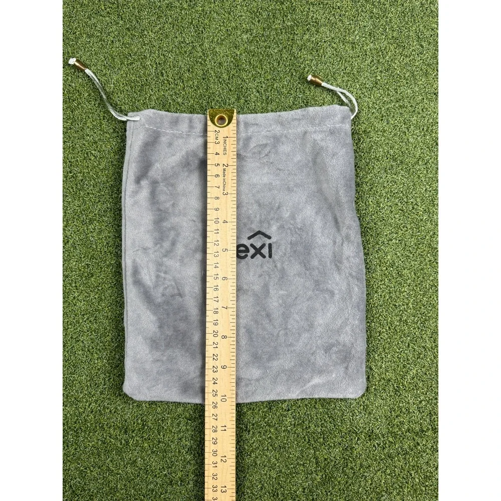 KEXI Gray Velvet Drawstring Jewelry‎ Pouch Storage Travel Dust Bag